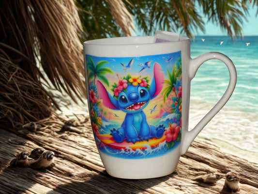 Aloha Stitch!!! Stitch Inspired 10 OZ Coffee Mug